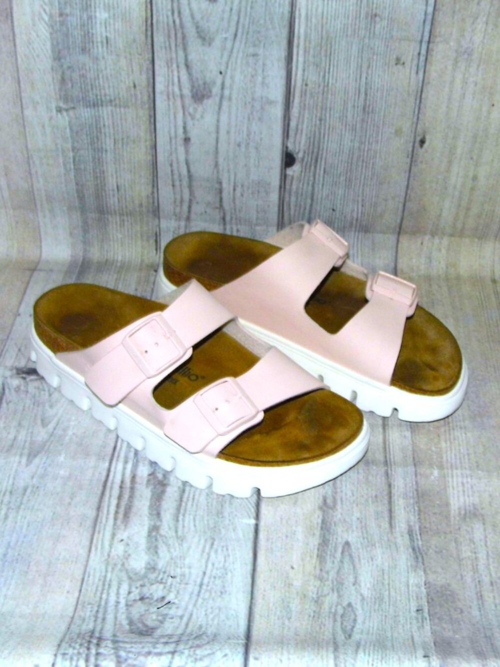 BIRKENSTOCK Papilio Arizona Chunky Light Rose Sandals Womens 10 (EU 41)
